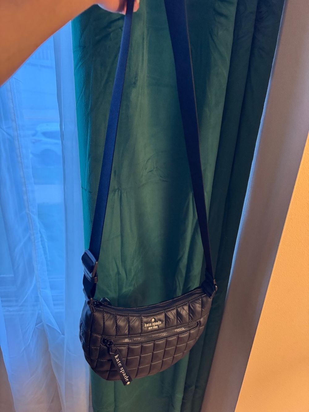 kate spade black quilted crossbody bag - Picture 5 of 5